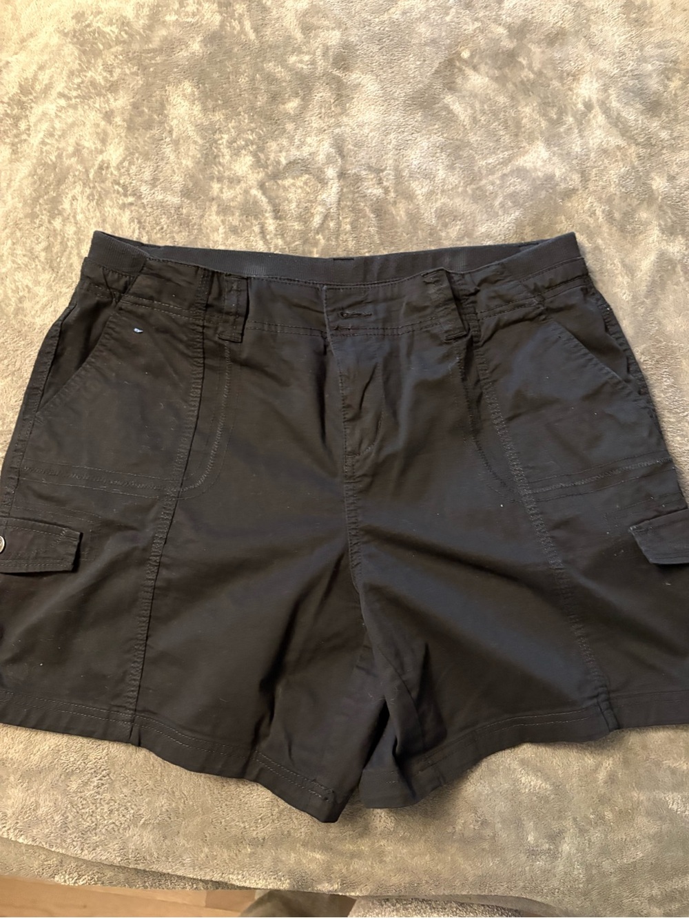 Style & Co. Black Women's Casual Cargo Shorts